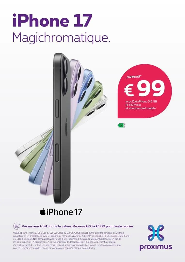 Aperçu offre Proximus