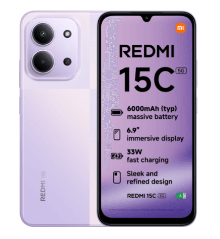Xiaomi redmi 15c 5g 128gb violet
