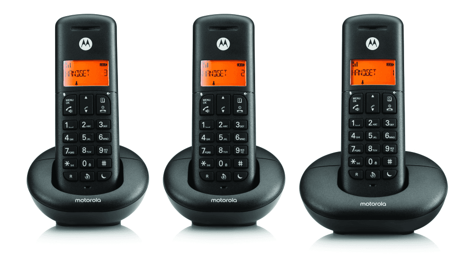Motorola e203 dect trio black