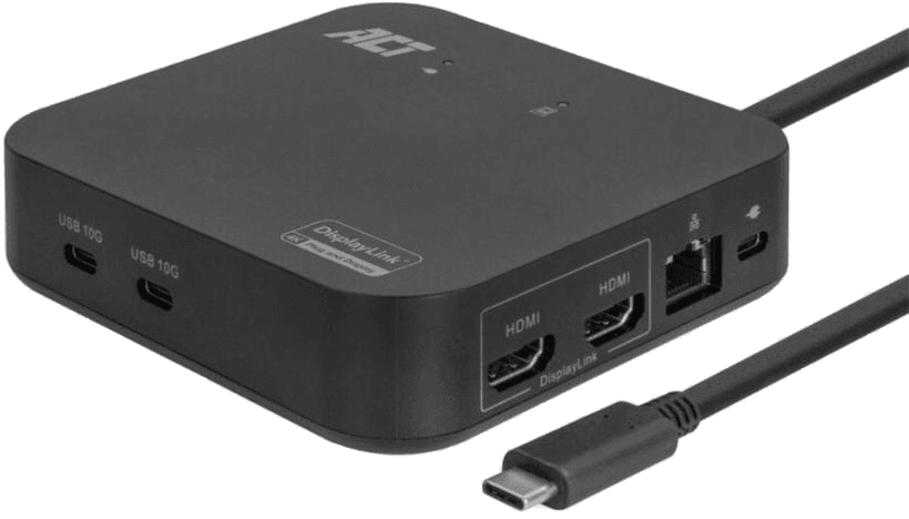 Act usb-c docking station 4k, for 2 hdmi
