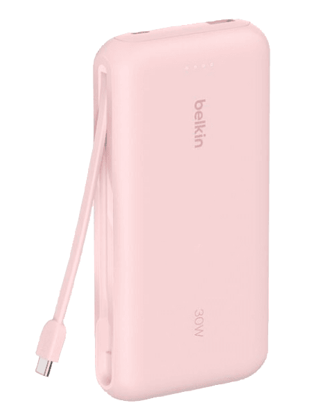 Belkin 20k pd30w usb-c power bank pink