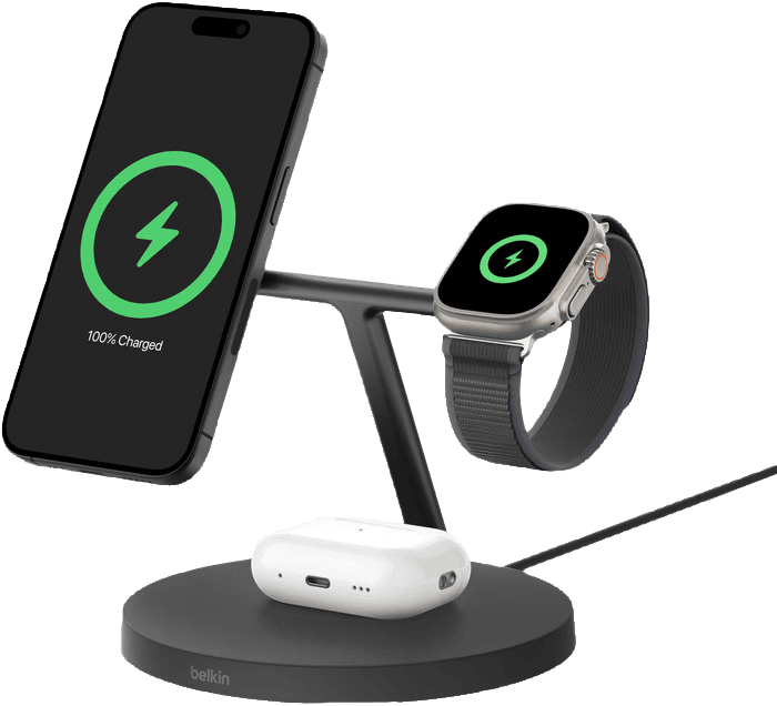 Belkin BoostCharge Pro Qi2 support de charge ITBEWIZ032KQBK