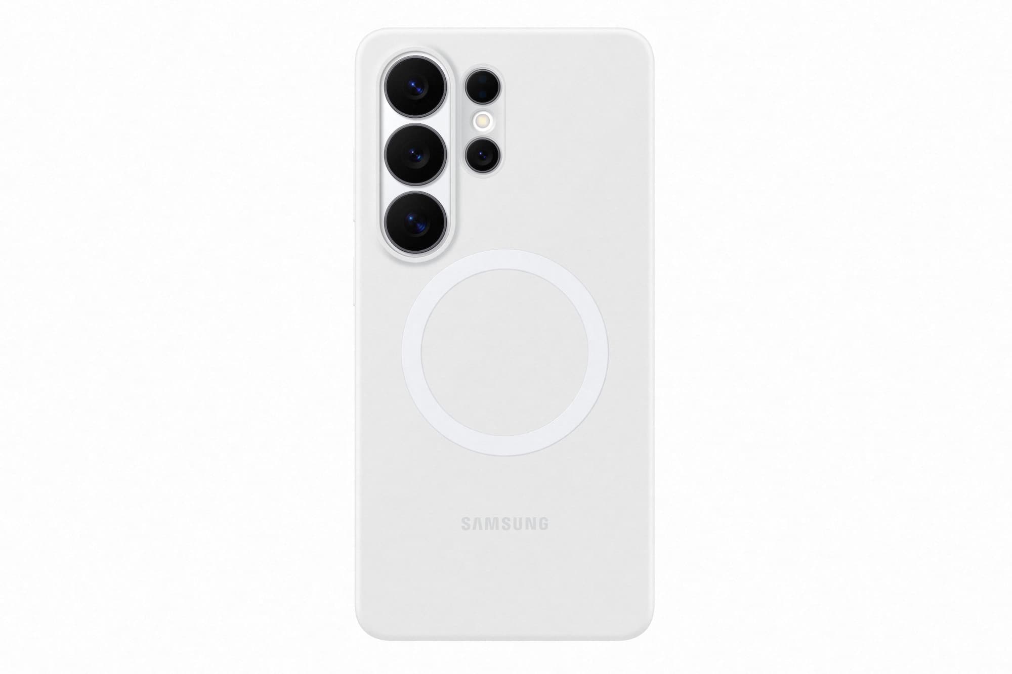 Samsung silicone magnet case s26u white