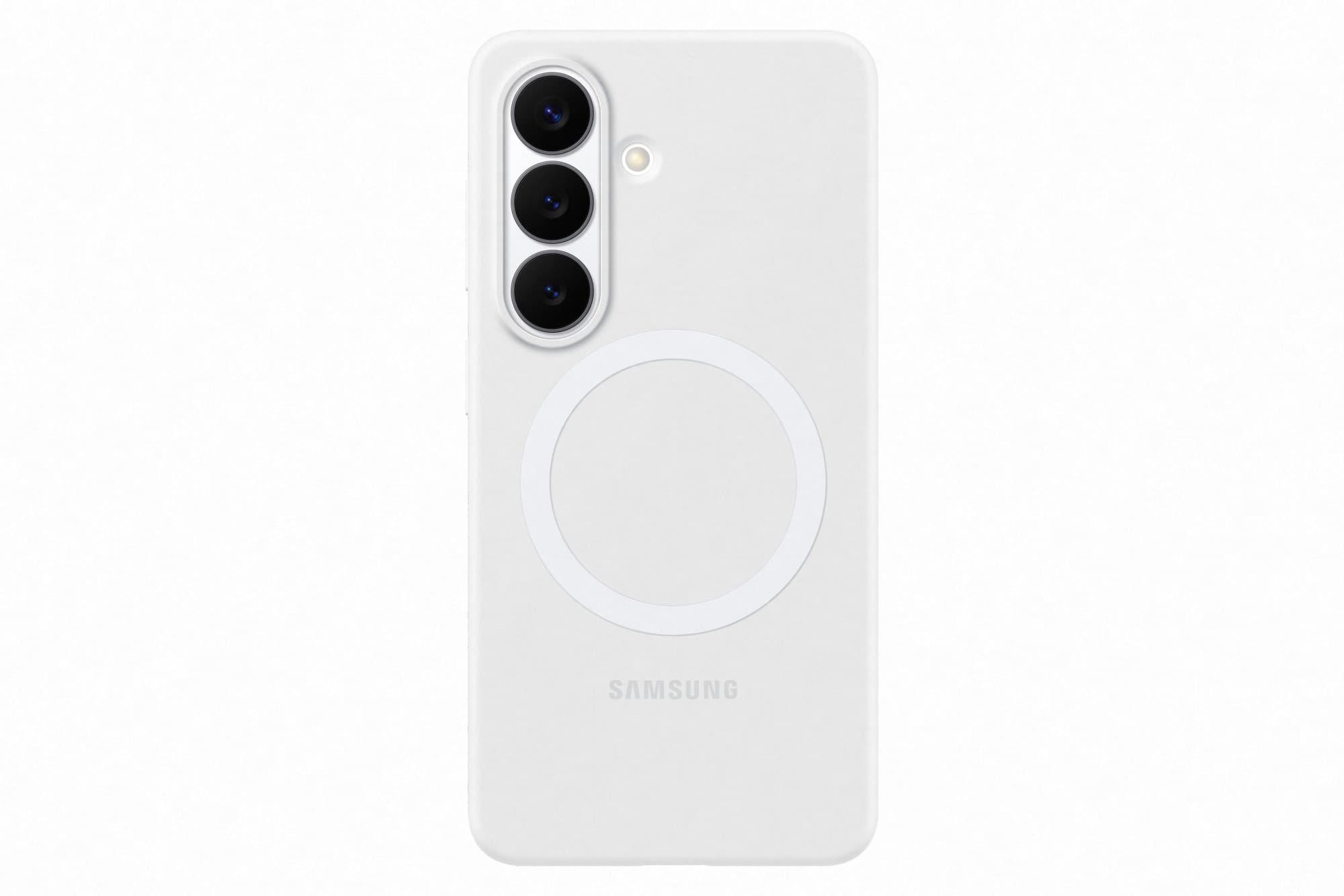 Samsung silicone magnet case s26+ white