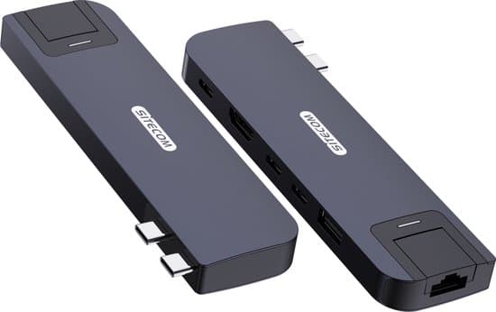 Sitecom MacBook air mp hub 6 in 2 dark b