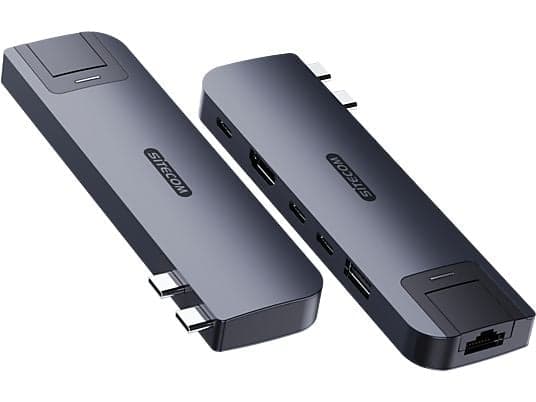 Sitecom MacBook air mp hub 6 in 2 gray
