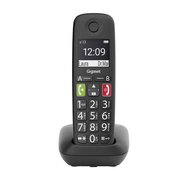 Gigaset e290r - grandes touches - noir