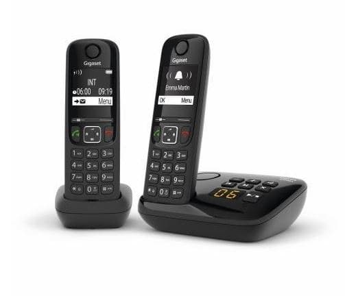 Gigaset as690ar duo - noir - rapondeur -
