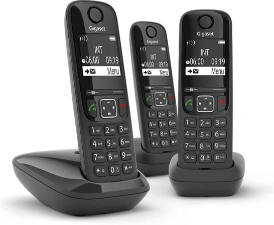 Gigaset as690r trio - noir - 3 pieces