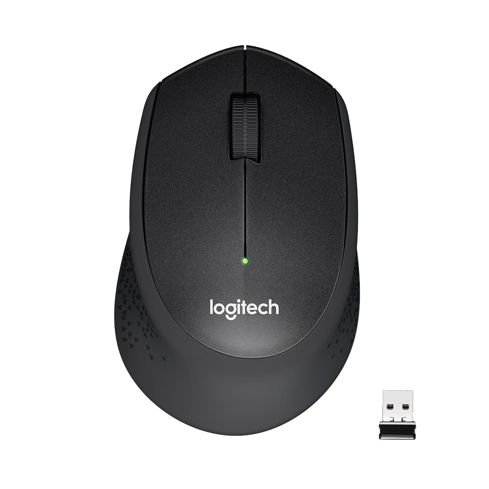 Logitech wireless mouse m330 black