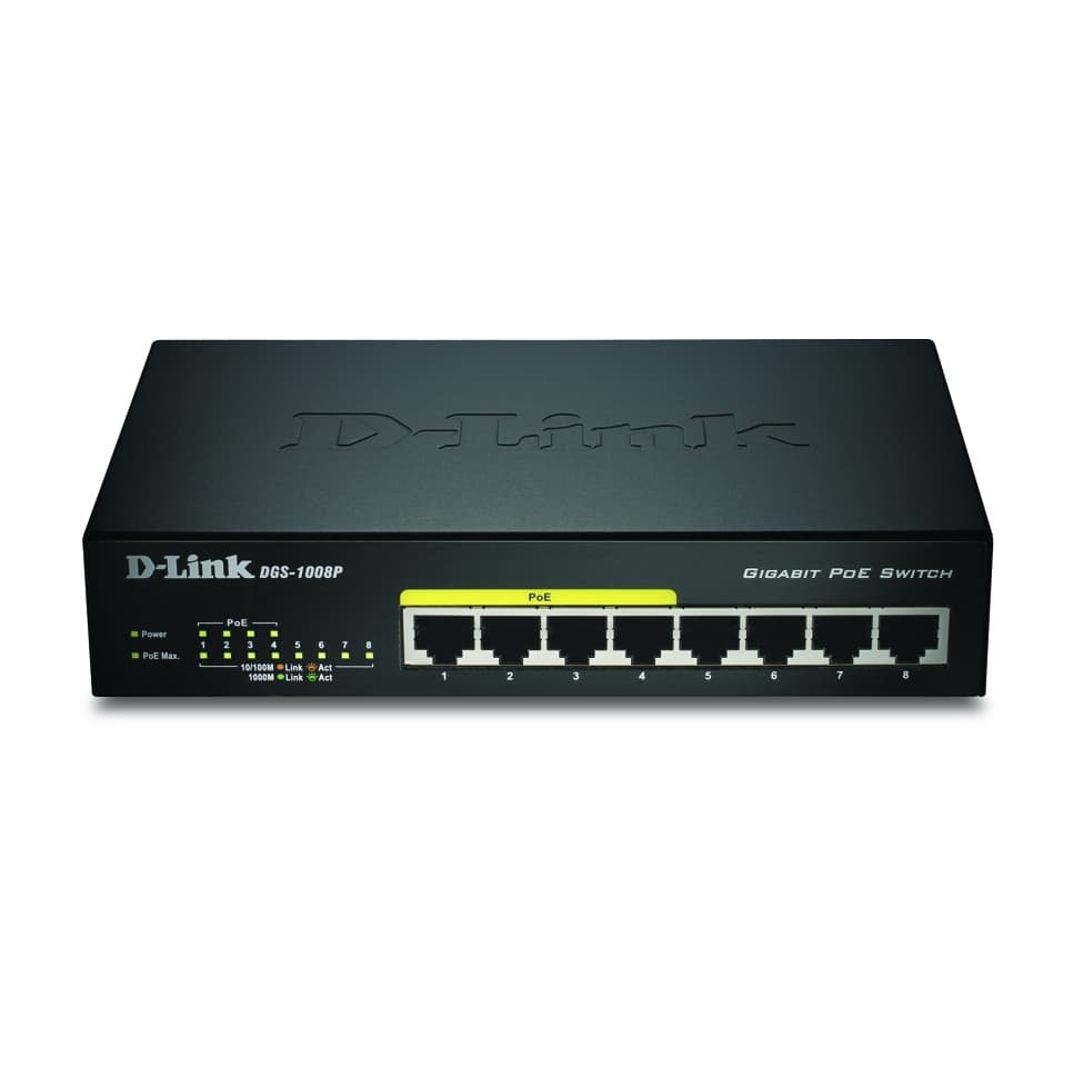 D-link 8 port switch DGS-1008P