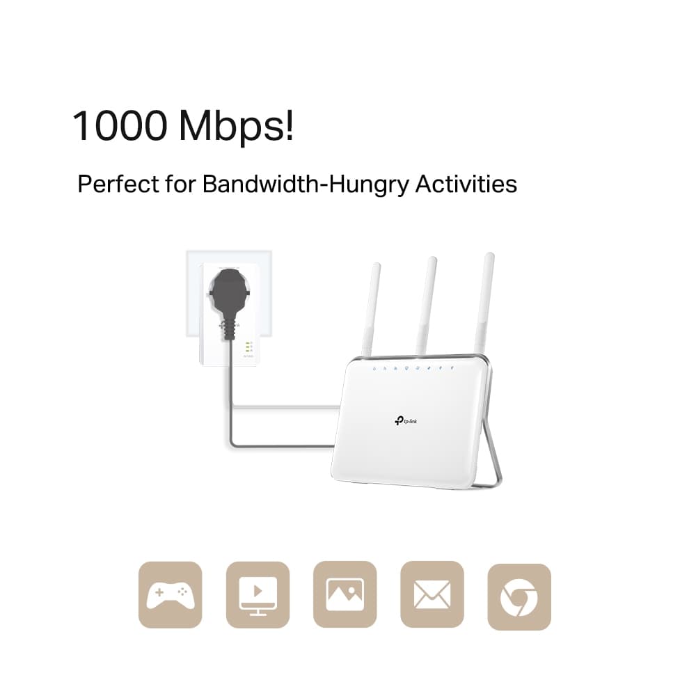 Tp-link pa7017kit(fr) powerline kit