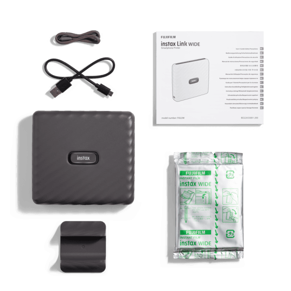 Fujifilm instax link wide grey