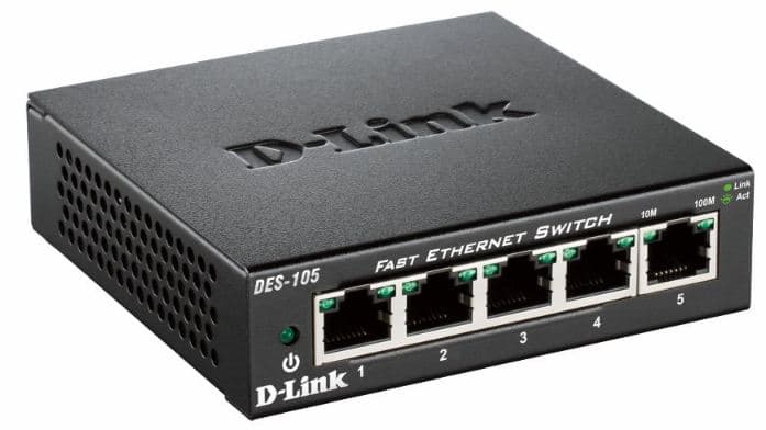 D-link 5 port switch DES-105
