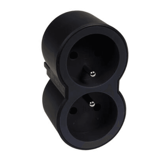 Legrand fiche domino noir