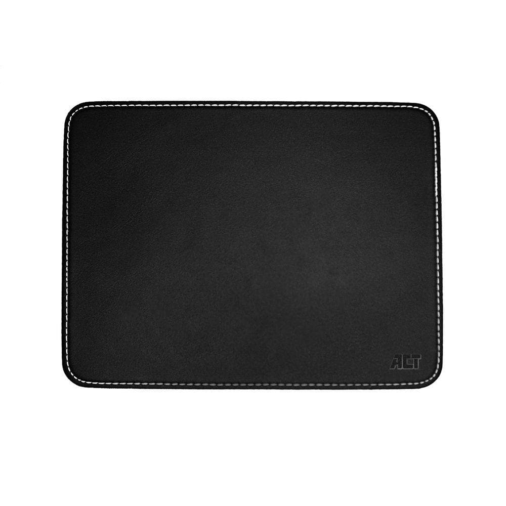 Act mouse pad black leather