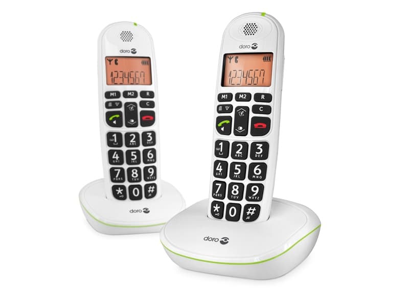 Doro phone easy 100w duo blanc 250-70006