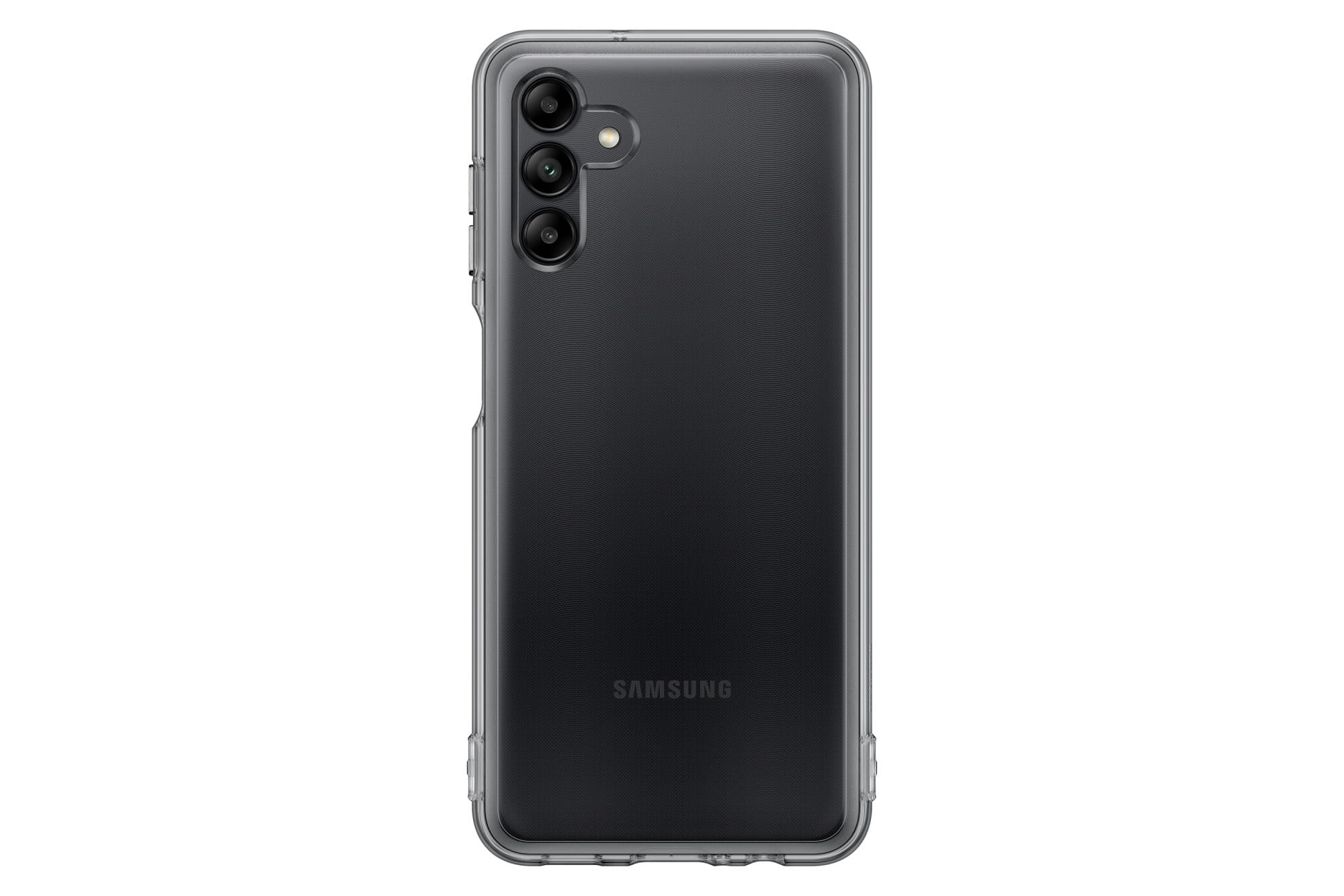 Samsung soft clear cover a04s black