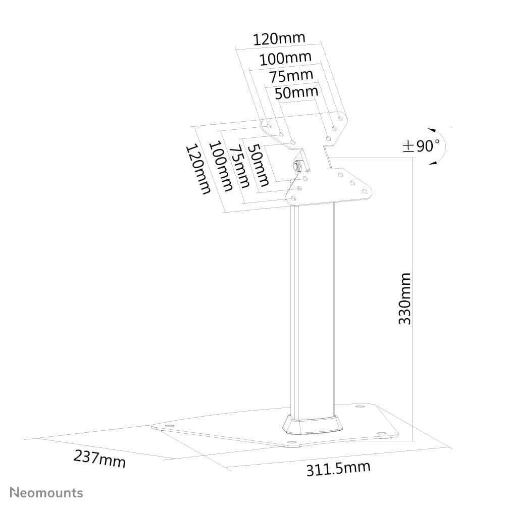 Newstar desk mount FPMAD1500SI