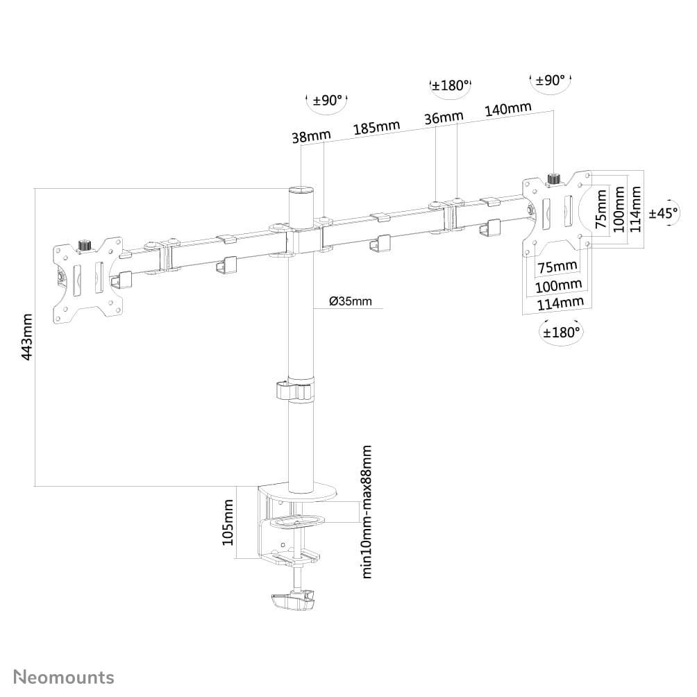 Neomounts by newstar mount FPMAD550DB