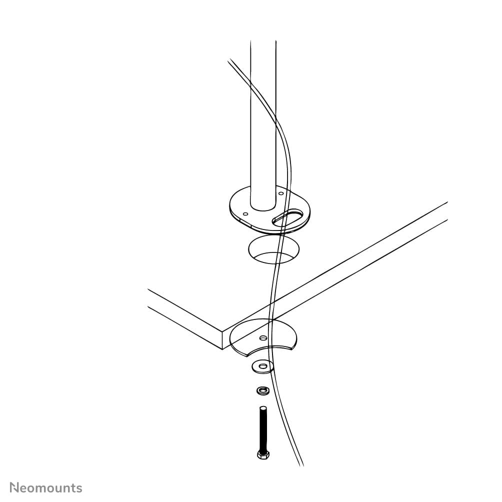 Newstar grommet and pole FPMAD960GROM