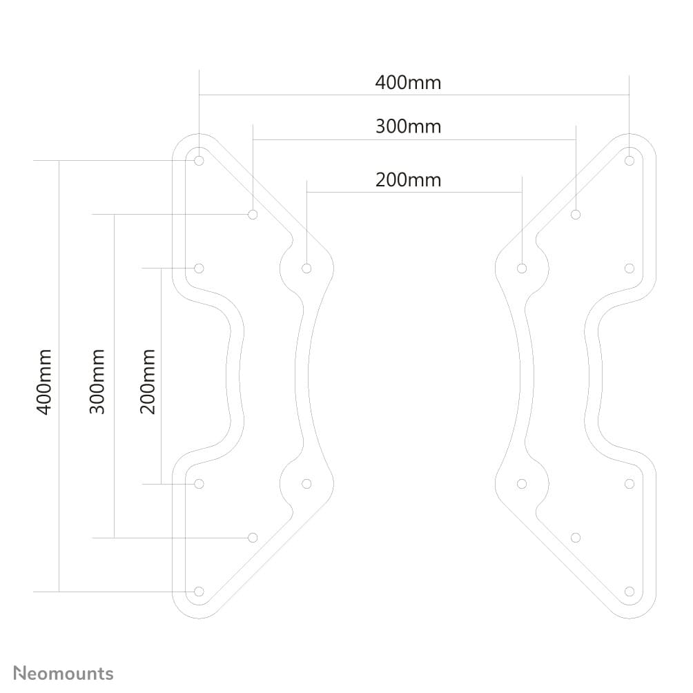 Newstar vesa conversion plate MAVESA440