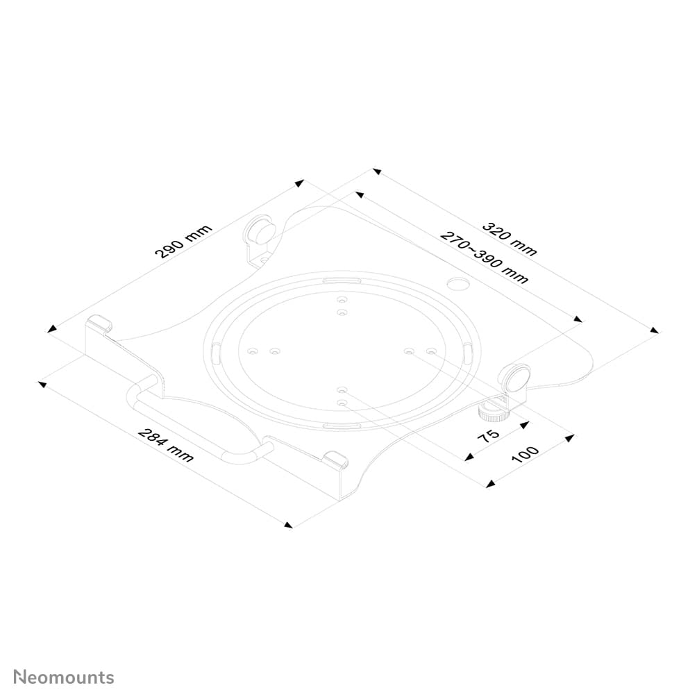 Neomounts by newstar notebook holder (mo