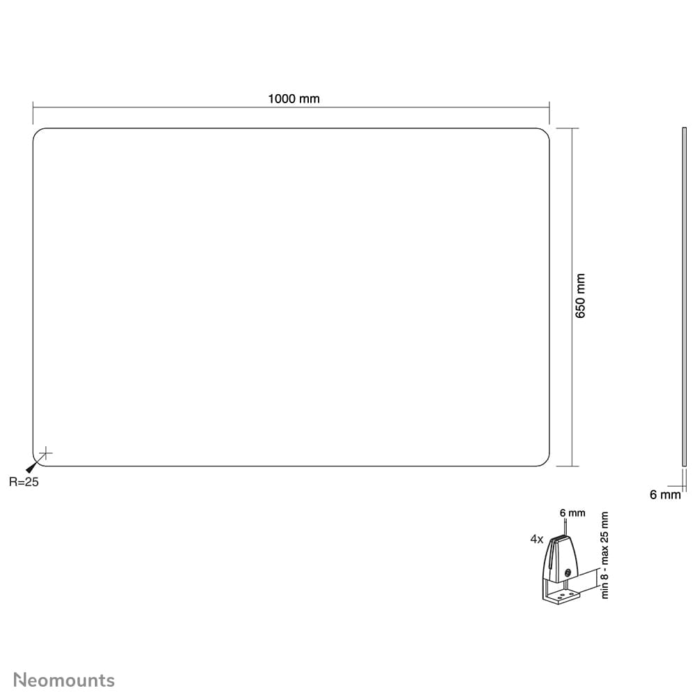 Neomounts by newstar transparent prote