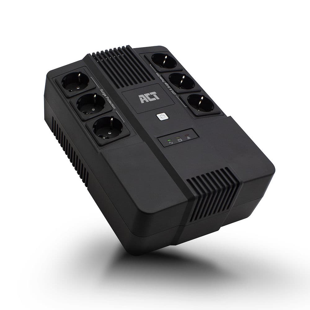 Act ups, 600 va, 6x type f outlet, 1x ie
