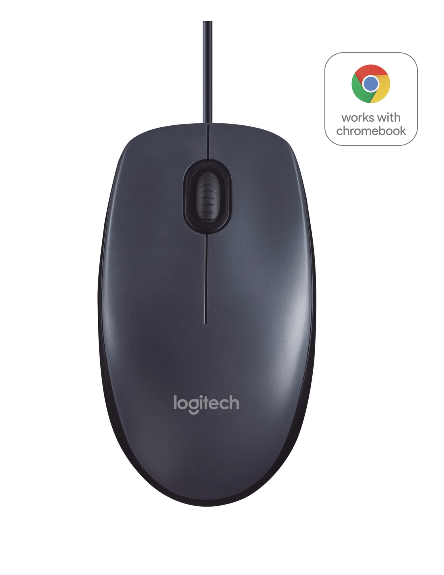 Logitech muis b100 noir