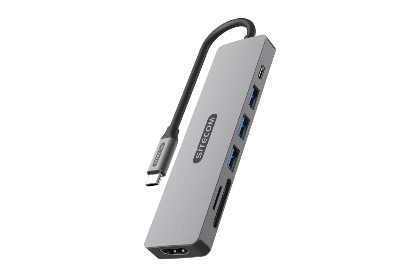 Sitecom 7in1 usb-c pd multiport adapter