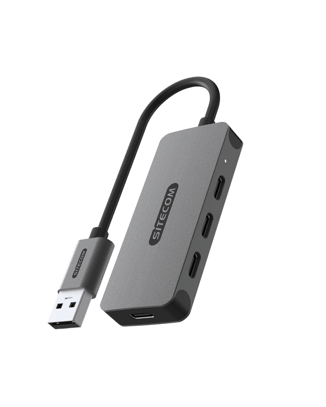 Sitecom usb-a to 4x usb-c hub
