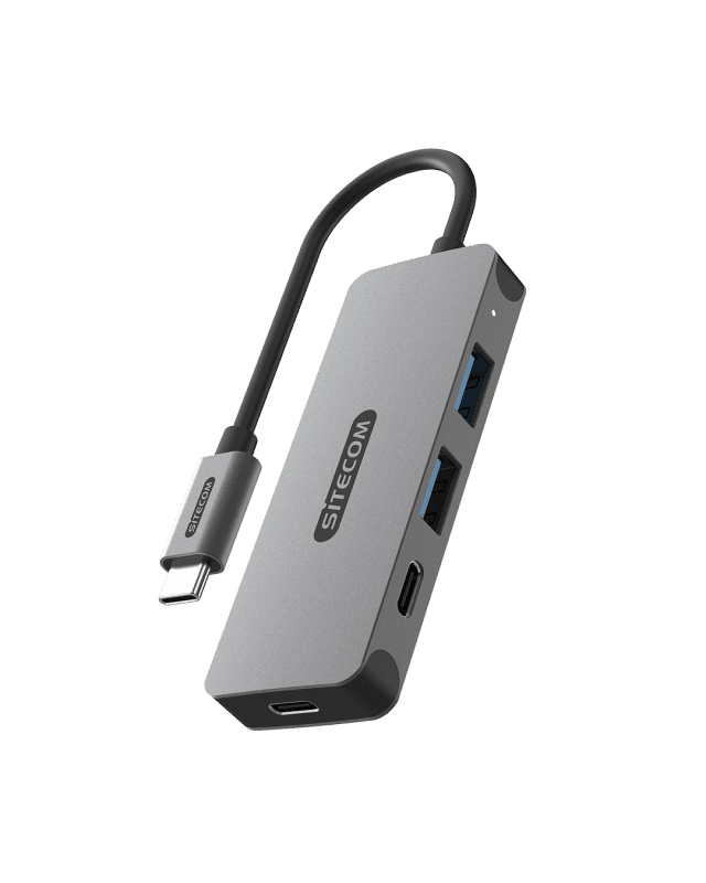Sitecom usb-c to 2x usb-a + 2x usb-c hub