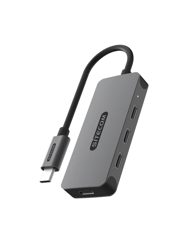 Sitecom usb-c to 4x usb-c 10gbps pd hub