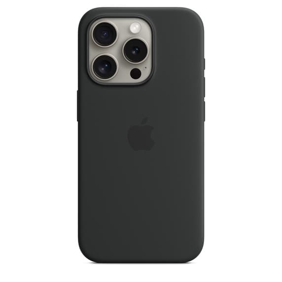 Apple iPhone 15 pro sil case ms black