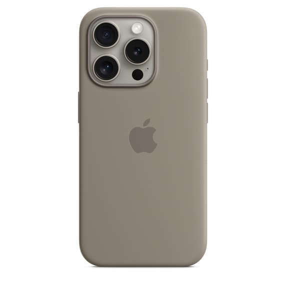 Apple iPhone 15 pro sil case ms clay