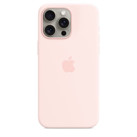 Apple iPhone 15 pro max sil case ms pink