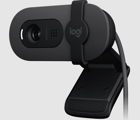 Logitech brio 100 webcam graphite