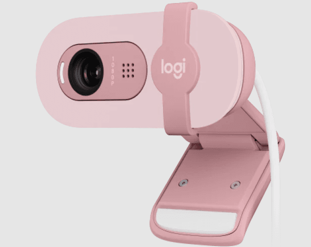 Logitech brio 100 webcam rose