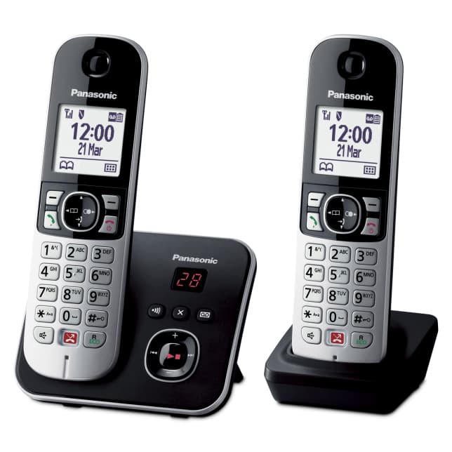 Panasonic dect kx-tg6862nlb duo