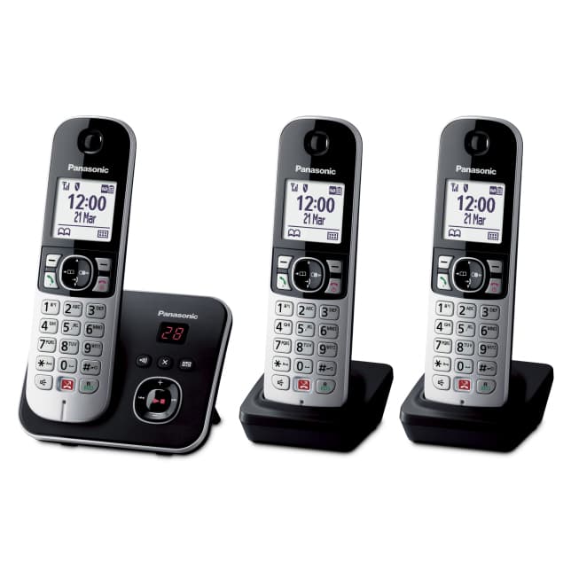 Panasonic dect kx-tg6863nlb trio