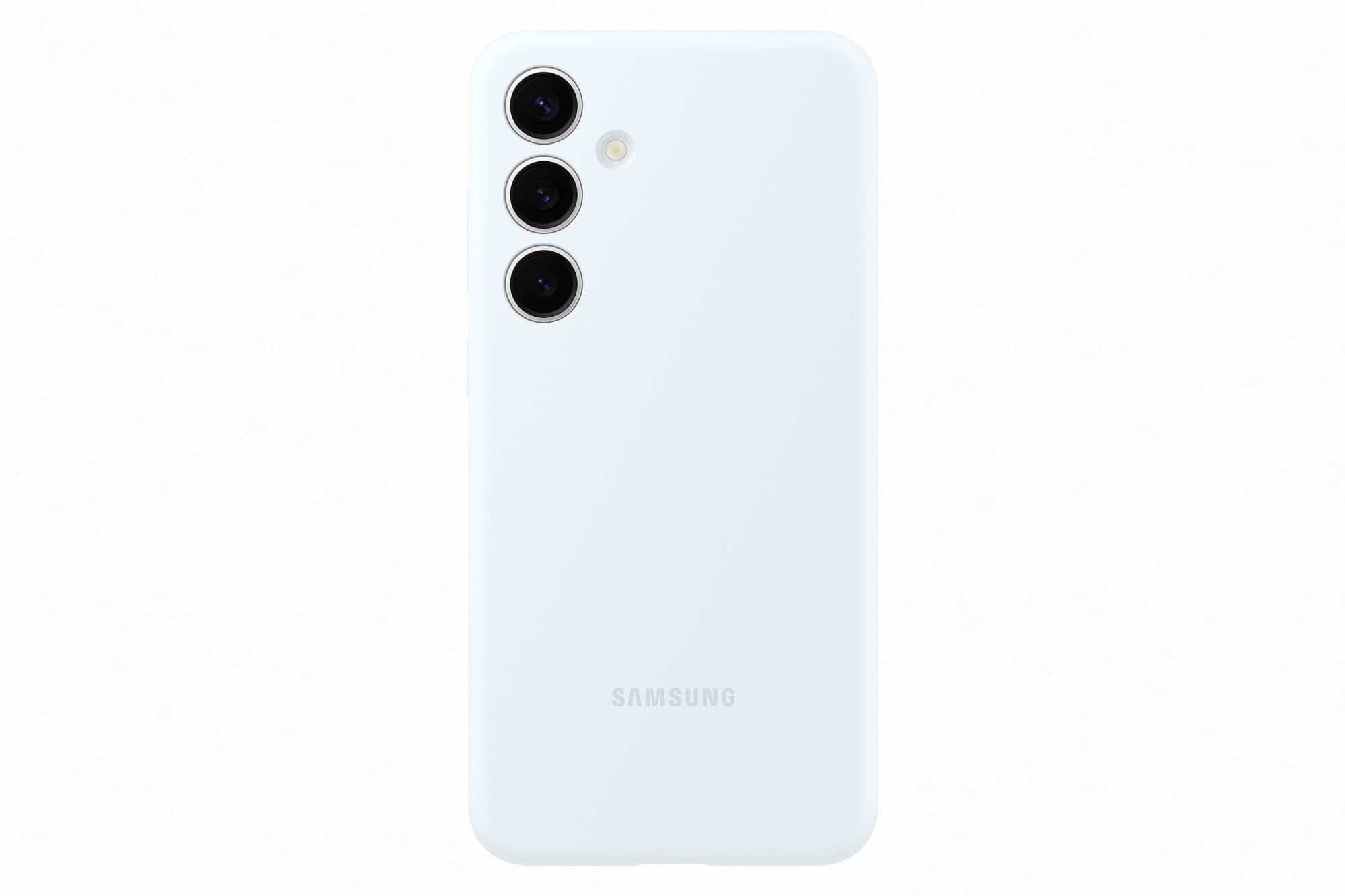 Samsung silicone case s24+ blanc