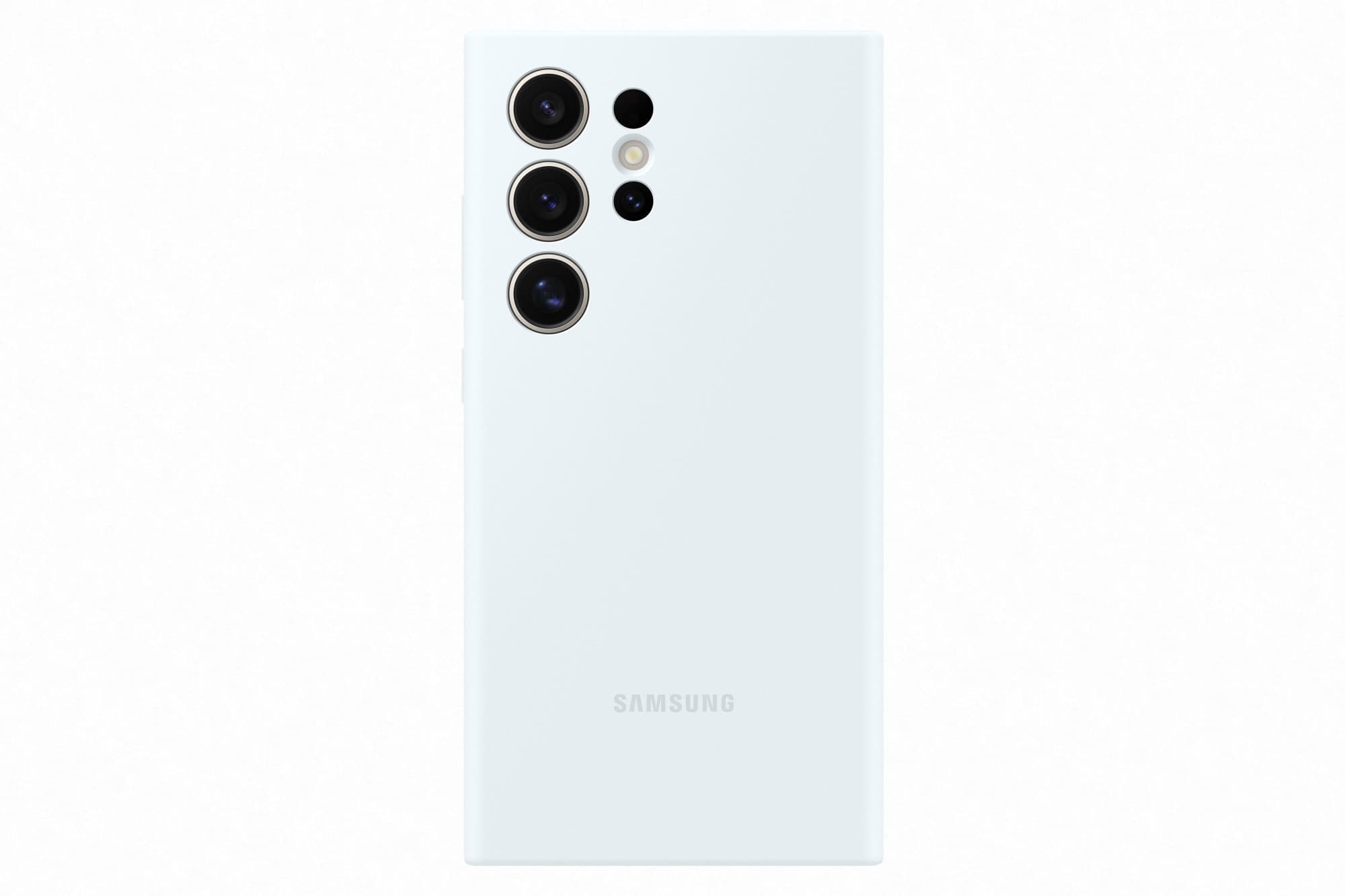 Samsung silicone case s24 ultra blanc
