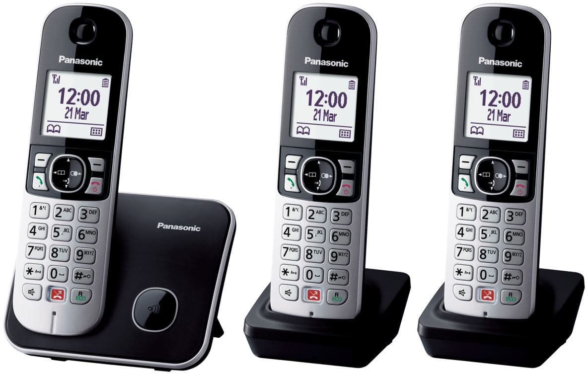 Panasonic dect kx-tg6853nlb trio
