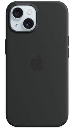 Apple iPhone 15 silicone case ms black