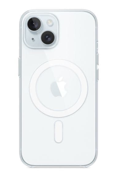Apple iPhone 15 clear case with magsafe