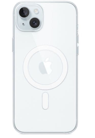 Apple iPhone 15 plus clear case magsafe