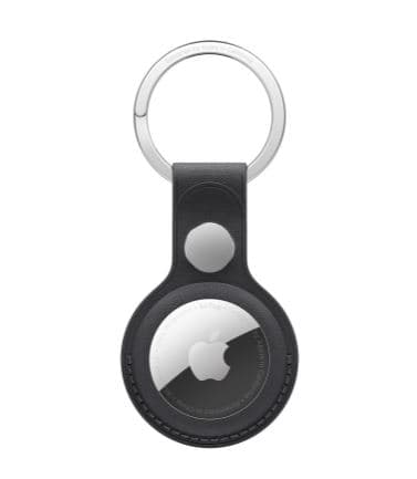 Apple airtag finewoven key ring black