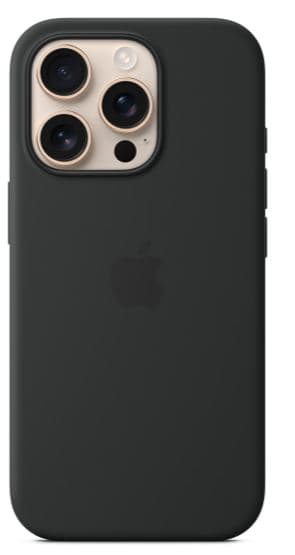 Apple iPhone 16 pro sil case mag black