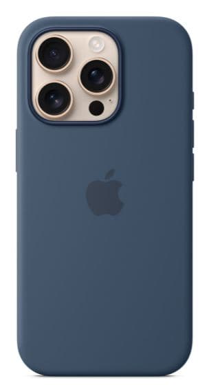 Apple iPhone 16 pro sil case mag denim